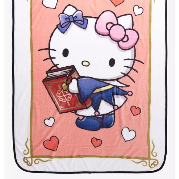 Hello Kitty Other - Hello Kitty Magic Card Throw Blanket